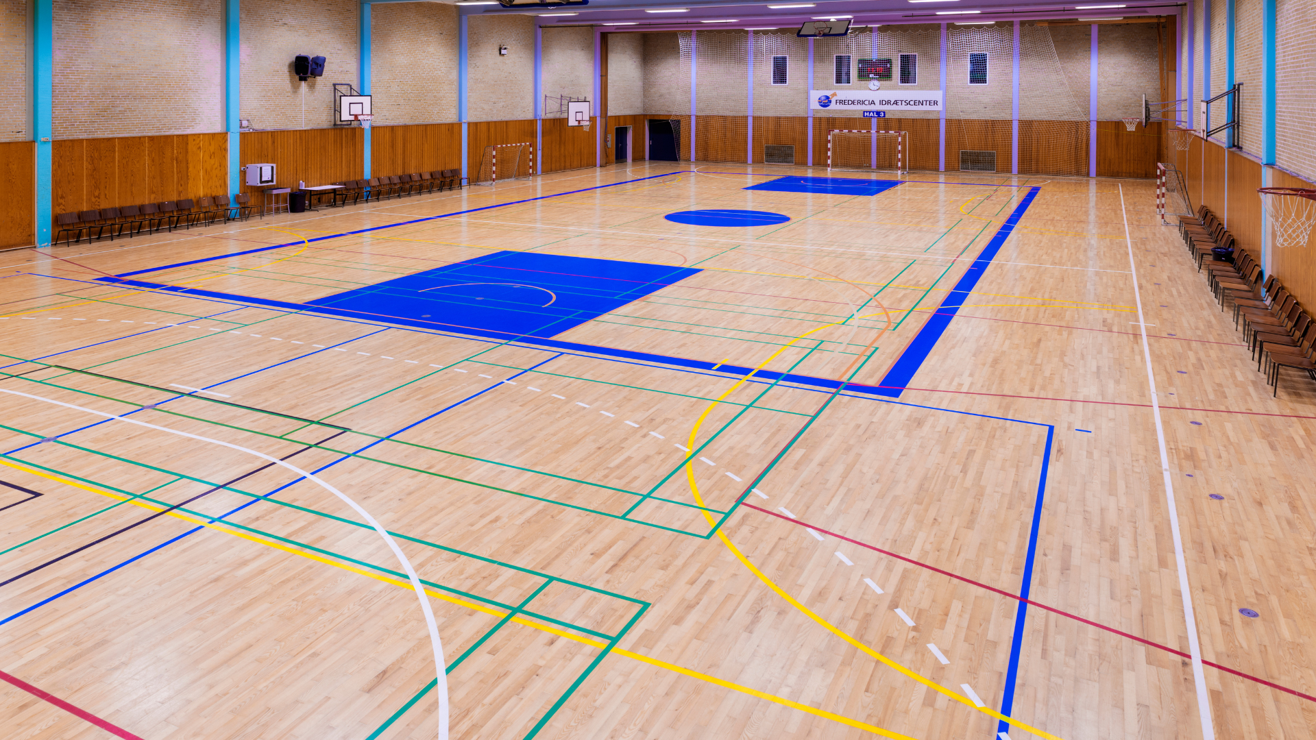 Hal 3 i Fredericia Idrætscenter 