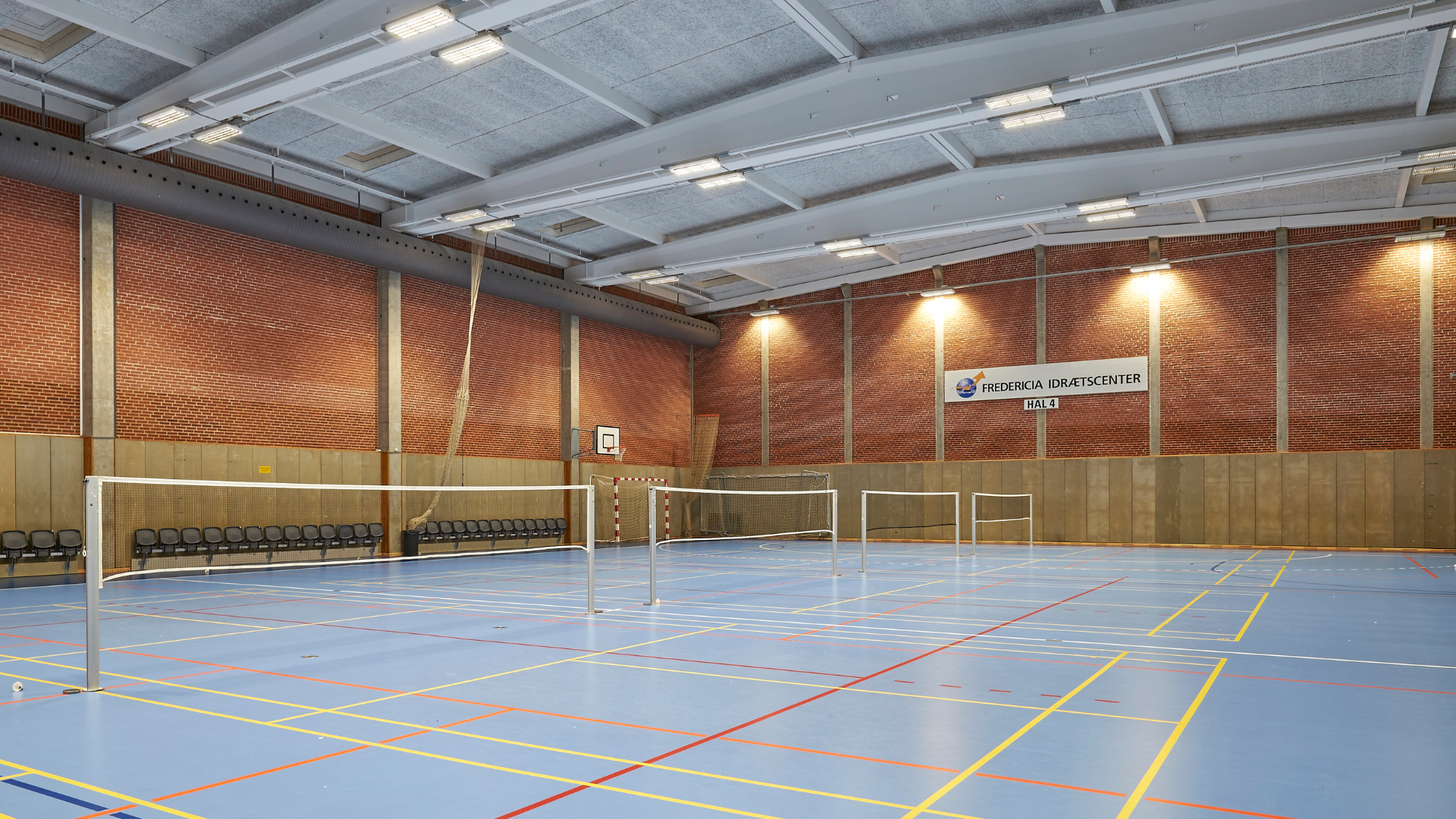 Hal 4 i Fredericia Idrætscenter 